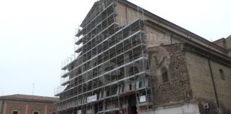 Lavori di manutenzione alla facciata del duomo