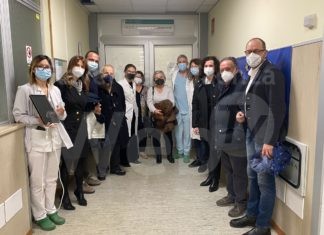 Donato un ecografo alla Rianimazione dell’Ospedale di Lugo grazie al sodalizio tra BCC di Lugo e alla Pro-Chirurgia ONLUS