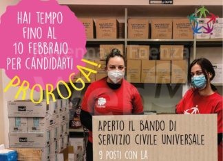 Prorogato il bando di servizio civile: 9 posti con la Caritas