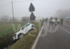 Incidente in via Dismano, tre feriti. Causa la nebbia.