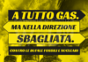 In piazza anche a Faenza: A tutto gas. Ma nella direzione sbagliata. Contro le bufale, fossili e nucleari.
