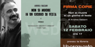 Libreria Liberamente ospita il firmacopie del romanzo d’esordio di Andrea Balzani