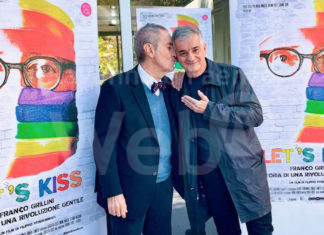 Franco Grillini e il regista Filippo Vendemmiati ospiti al Cinema Sarti di Faenza e al Mariani di Ravenna per la proiezione di Let’s Kiss
