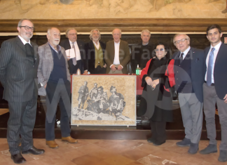 L’affetto dei ravennati per il mosaico della 14a Compagnia “Mazzini”