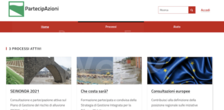 “PartecipAzioni”, nuova piattaforma della Regione per contributi e interventi di cittadini