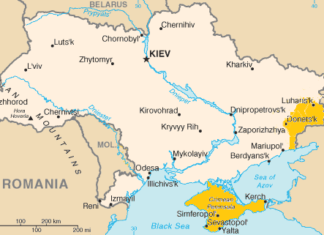 Anche gli “Ecopacifisti contro il Green Pass” in piazza contro la guerra in Ucraina Ucraina cartina