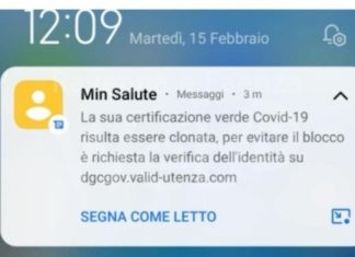 Polizia: attenzione nuova truffa con Green Pass
