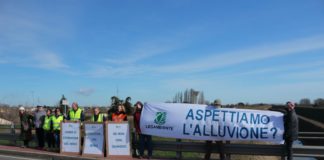 Legambiente ha partecipato al flashmob per la realizzazione delle casse di espansione e ciclovia del Senio