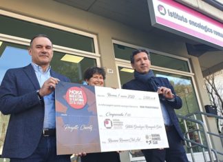 Consegnato l’assegno di Hoka Maratona di Ravenna allo IOR Istituto Oncologico Romagnolo