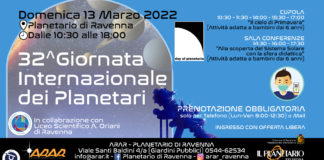 Domenica anche Ravenna festeggia la Giornata Internazionale dei Planetari