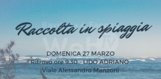 Fridays For Future Ravenna: domenica 27, pulizia spiagge Lido Adriano
