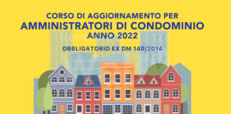 Ultimi giorni per l’iscrizione al corso di aggiornamento per la formazione obbligatoria degli Amministratori di condominio