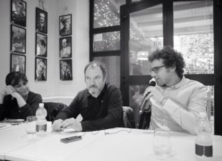 Carlo Lucarelli e Matteo Cavezzali al teatro di Gambettola il 31 marzo