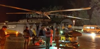 Aeronautica 15° Stormo con elicottero interviene nella notte per recuperare donna ferita durante escursione in zona Barberino del Mugello