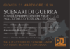 “Scenari di guerra. Storia e prospettive di pace nell’attacco russo all’Ucraina”. Incontro giovedì 31/3 a Ravenna
