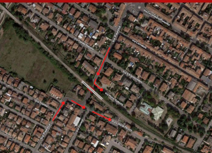 Mappa Chiusura Strada