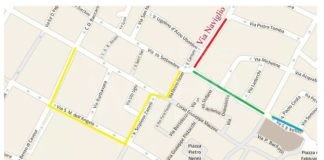 Giovedì chiuso un tratto di via Naviglio