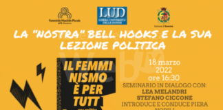 Oggi il seminario online “La ‘nostra’ bell hooks e la sua lezione di politica”
