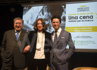 Marzotto e Camprini alla cena di solidarietà a favore della ricerca sulla fibrosi cistica