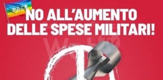 Raccolta firme di Sinistra Italiana contro l’aumento delle spese militari