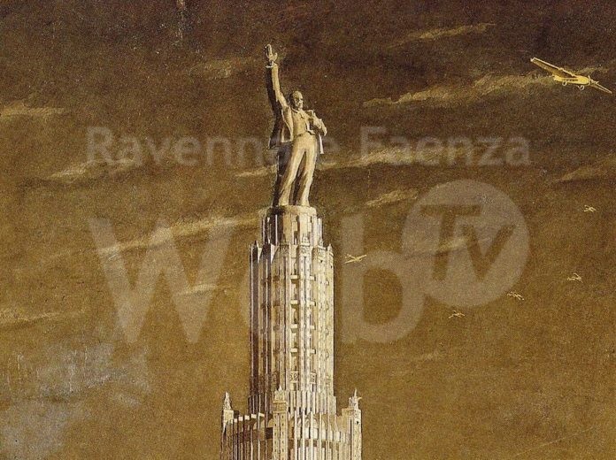 Boris Iofan-Palazzo dei Soviet, Mosca, progetto, 1933