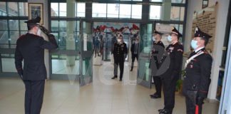 Visita del Generale di Brigata Davide Angrisani, al comando Provinciale dei Carabinieri