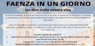 Parte il progetto Faenza in un giorno: documentario collettivo per raccontare i faentini | VIDEO