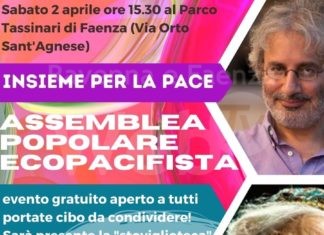 “Ecopacifisti contro ogni discriminazione”, sabato un incontro con teatro e dibattito sull’attualità