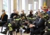 Il Prefetto De Rosa in visita dai Vigili del Fuoco