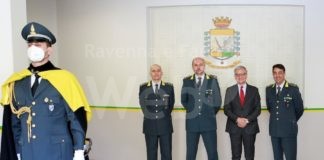 Il prefetto De Rosa in visita al comando provinciale della Guardia di Finanza di Ravenna