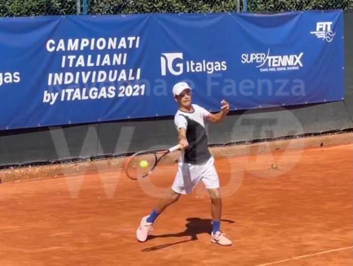 Niccolò Satta in azione