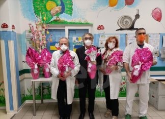 Uova di Pasqua per i bambini ricoverati in Pediatria