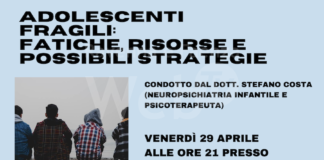 “Adolescenti Fragili: fatiche, risorse e possibili strategie”, un evento dedicato a genitori, insegnanti ed educatori