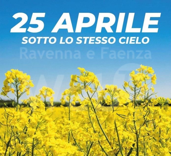 Sotto lo stesso cielo AZIONE e +EUROPA Ravenna 25 aprile 2022 (1)