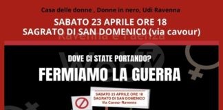 Casa delle Donne: Flash mob “Dove ci state portando? Fermiamo la guerra, costruiamo la pace”