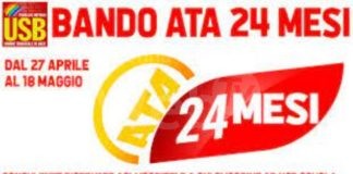 Bando ATA 24 mesi: in arrivo le domande