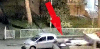 Pirata individuato e sanzionato dalla polizia locale, aveva danneggiato tre auto in sosta