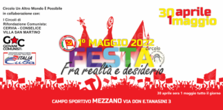 Lugo: Torna la festa “fra realtà e desiderio” del circolo di Rifondazione Comunista