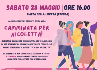 L’Associazione SOS Donna invita la cittadinanza ad una camminata in ricordo di Nicoletta e per celebrare l’attivazione di una nuova casa rifugio
