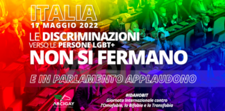 Di Maio (Arcigay Ravenna): è ancora necessaria la giornata internazionale contro l’Omofobia, la Bifobia e la Transfobia… e in Parlamento applaudono!