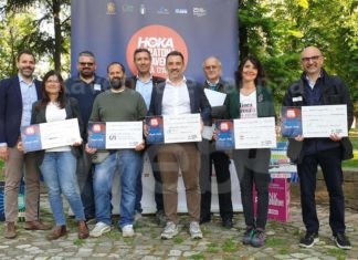 Progetto Charity Hoka Maratona di Ravenna, consegnati gli assegni alle onlus locali