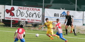 Calcio: Giallorossi sconfitti a Ghivizzano 3-1