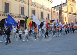 Bagnacavallo: Ieri oltre cento ragazze e ragazzi in piazza per la Festa dell’Europa