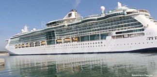 Arrivata in porto la nave crociera Brilliance of the Seas | VIDEO