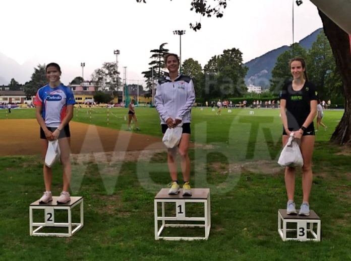 Francesca Amadori vincitrice della gara dei 400hs