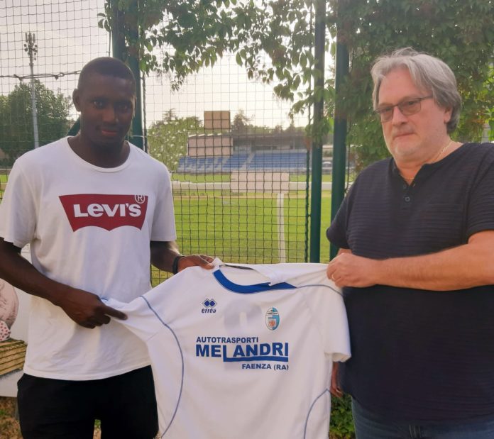 Ibrahima con il presidente Missiroli