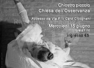 Brisighella: “Sacro Corpo Liturgico” nel Chiostro Piccolo dell’Osservanza un dialogo tra danza, musica e architettura