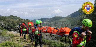Perde il controllo della mountain bike, si schianta contro un albero e cade malamente