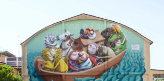 A Russi, “Un’arca d’amore” abbellisce l’area del nuovo Skate park