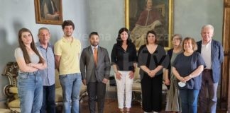 Il sindaco Ranalli e la giunta incontrano la fotografa Giorgia Corniola